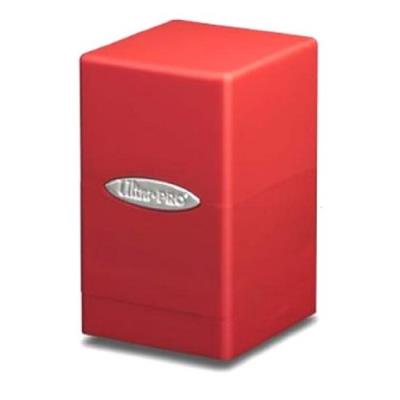 Ultra Pro - Boîte pour cartes Satin Tower Deck Box Rouge