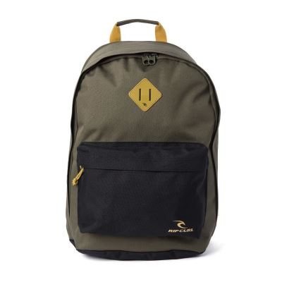 rip curl sac a dos kaki/noir homme