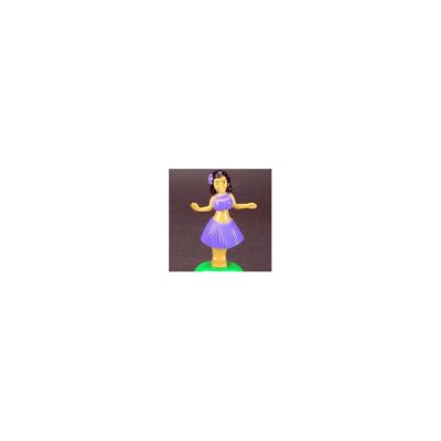 Figurine Solaire Danseuse Hawaïenne – Violette – Bouge Au Soleil – Déco Voiture Ou Intérieur