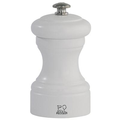 Peugeot - Moulin à sel manuel en bois couleur blanc mat 10 cm
