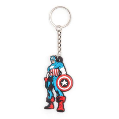 Marvel Comics porte-clés caoutchouc Comic Captain America