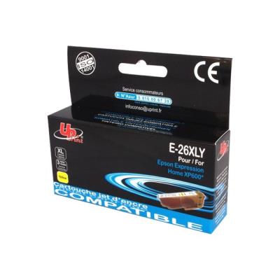 UPrint E-26XLY - XL grootte - geel - inktcartridge (alternatief voor: Epson T2634, Epson T2614)