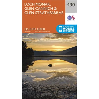 Os Explorer Map (430) Loch Monar, Glen Cannich And Glen Strathfarrar (Map)