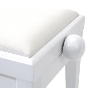 Classic Cantabile banquette de piano frêne blanc mat