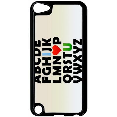 Coque ipod touch 5 abecedaire i love u