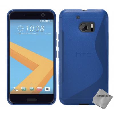 Housse etui coque pochette silicone gel fine pour HTC 10 (One M10) - BLEU