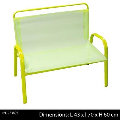 banc de jardin fauteuil mobilier de jardin exterieur pour enfant