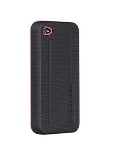 Coque iPhone 4 Case Mate Hybrid Tough Noir et Rose