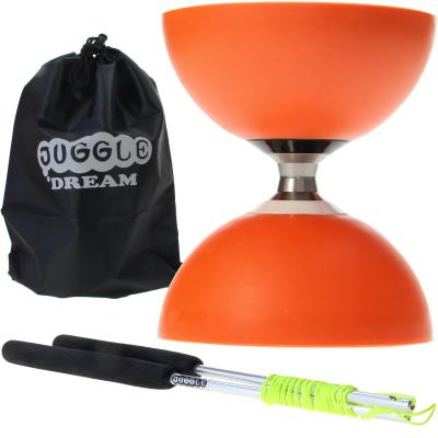 Kit diabolo Cyclone orange + baguettes aluminium + sac de rangement