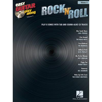 Easy Guitar Play-Along Vol.004 Rock 'N' Roll Tab + Cd