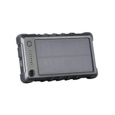 Batterie de secours solaire 8000 mAh ''PB-80.s'' ultra-résistante