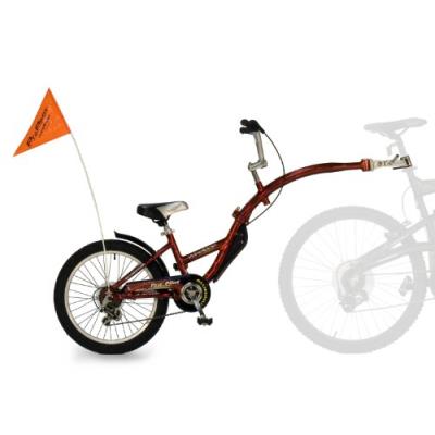 WEERIDE PRO PILOT REMORQUE POUR VÉLO EN ALUMINIUM 6 VITESSES ROUGE 51 CM