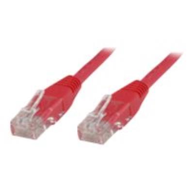 MicroConnect netwerkkabel - 0.5 m - rood