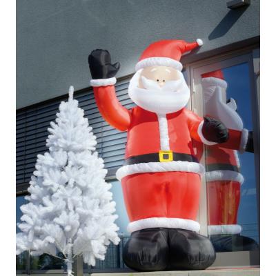 Père Noël gonflable avec bras mécanique - 270 cm