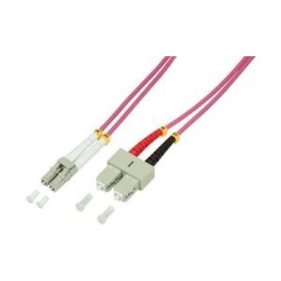 Logilight fibre optique om4 câble patch 50 125µ lc-sc 1 m fp4ls01