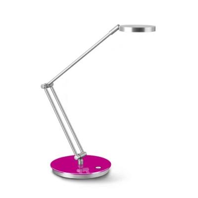 CEP CEPPRO LAMPE LED SOCLE ROSE / BRAS GRIS MÉTAL