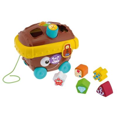 Chicco - 00005958000000 - forme à trier et à empiler - boîte à formes pirates
