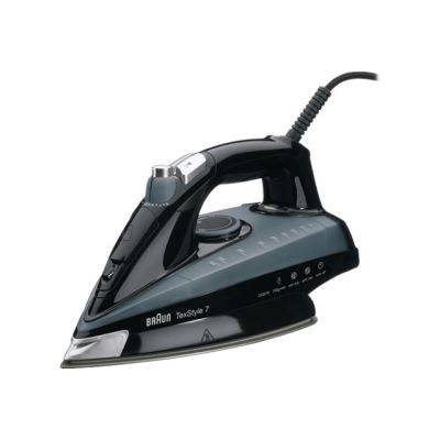 Braun TexStyle 7 TS745A - stoomstrijkijzer - zoolplaat: Eloxal