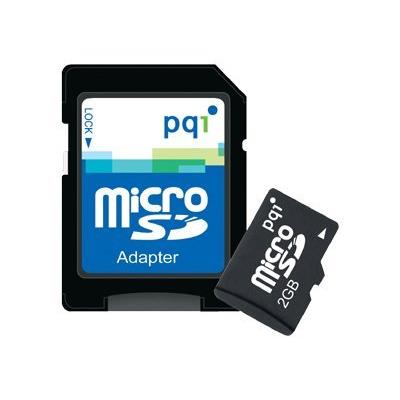 PQI - carte mémoire flash - 2 Go - microSD