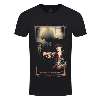 Peaky Blinders T-Shirt Shotgun Homme NoirM