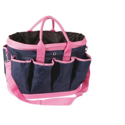 Pfiff grand sac de pansage bleu rose