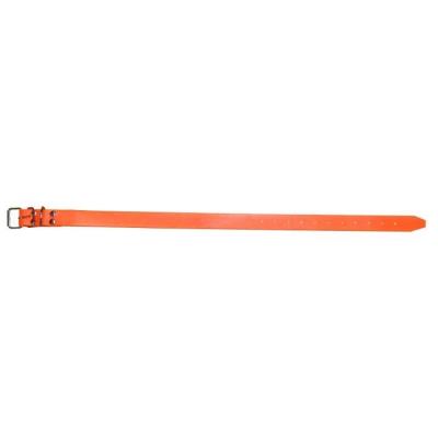 Territoire Chasse collier fixe pvc fluo rouge réglable de 45 à 60 cm