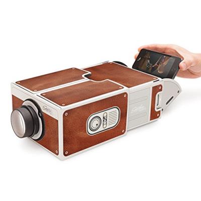 Luckies of London LUKPRO2 Projecteur portable pour Smartphone 2.0 Lo-Fi Marron