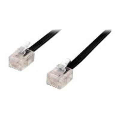 MicroConnect telefoonkabel - 3 m - zwart
