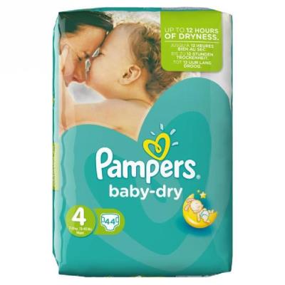 PAMPERS Baby Dry Taille 4 (Maxi) 7 a 18 kg couches