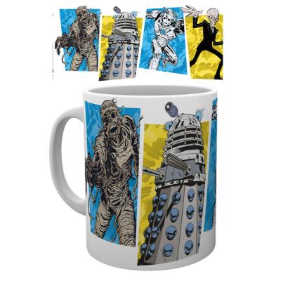Tasse de ceramique Doctor Who Panels