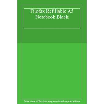 Filofax Refillable A5 Notebook Black - [Livre en VO] - 1