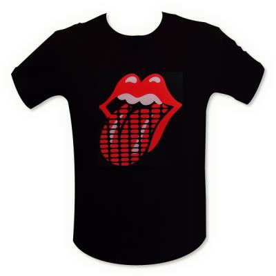 T-shirt rolling stones equalizer lumineux éclairé Taille XL