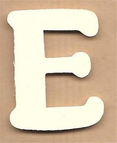 Lettre en bois 4 cm E
