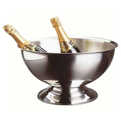 Vasque à champagne sur pied 36 cm Inox