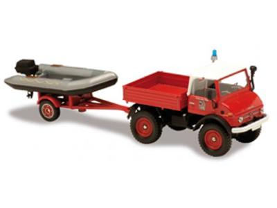 SOLIDO - Mercedes unimog 406 canot