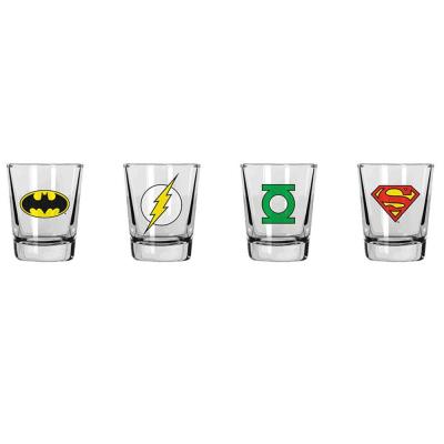 Set 4 Verres Shooter DC Classic