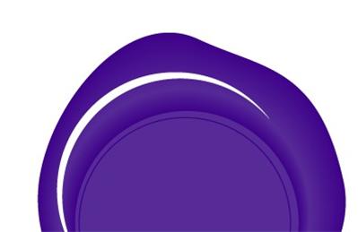 Herbin - 6 Bâtons de cire pour pistolet - Aubergine