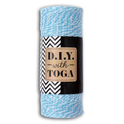 Ficelle bleue & blanche 100 m