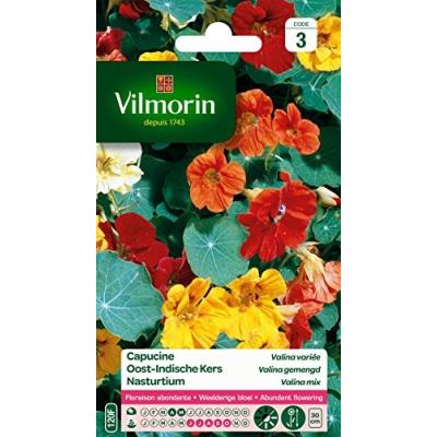 Vilmorin 5191343 Pack De Graines Capucine Valina Variée