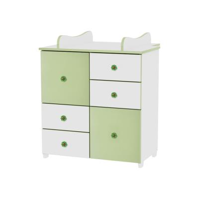 Commode avec plan à langer chambre bébé / enfant Vert