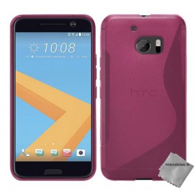 Housse etui coque pochette silicone gel fine pour HTC 10 (One M10) - ROSE