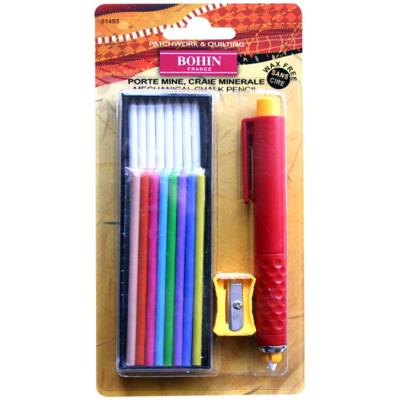 Porte-mine avec craies de couleurs assorties