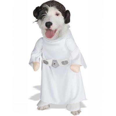 Costume de princesse Leia pour chien - S