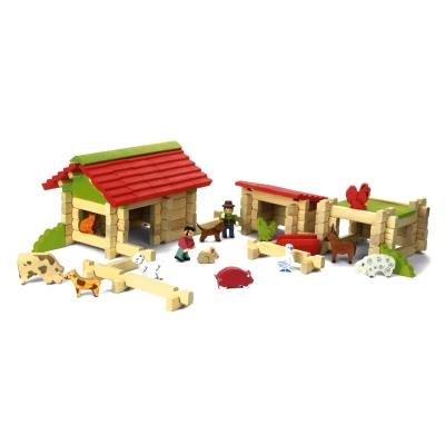 Ferme en bois à construire avec 120 pièces JeuJura