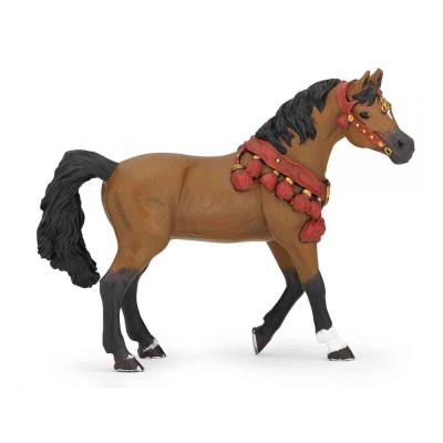 PAPO CHEVAL ARABE EN TENUE DE PARADE
