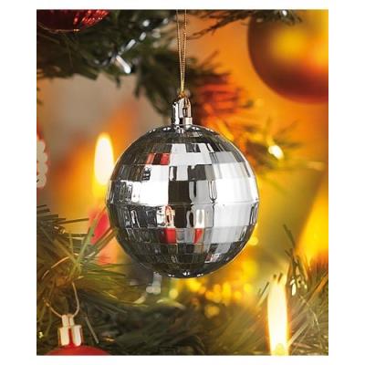 Détecteur de chaleur boule de Noël - Modèle argenté