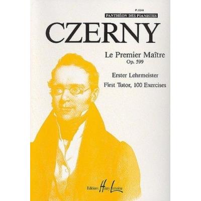Méthodes et pédagogie LEMOINE CZERNY CARL - LE PREMIER MAÎTRE OP.599 - PIANO Piano