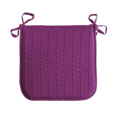 Galette de chaise 37x37 TASSIA PRUNE