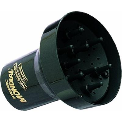 FRIPAC MONDIAL - EMBOUT SOFTSTYLER UNIVERSEL - CONVIENT À LA PLUPART DES SÈCHE-CHEVEUX - NOIR