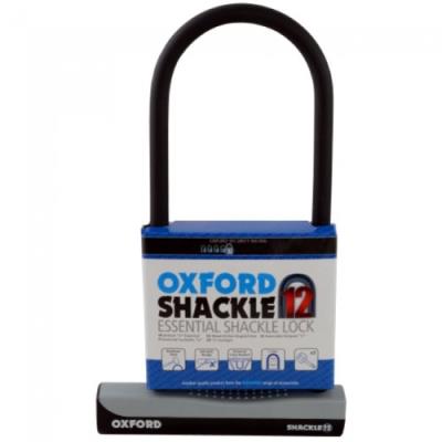Oxford essential shackle antivol en u noir 32 cm